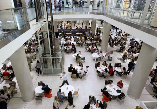 Formglas | Concreet™ | Retail | Eaton Centre Foodcourt | PHA Design | Toronto, ON